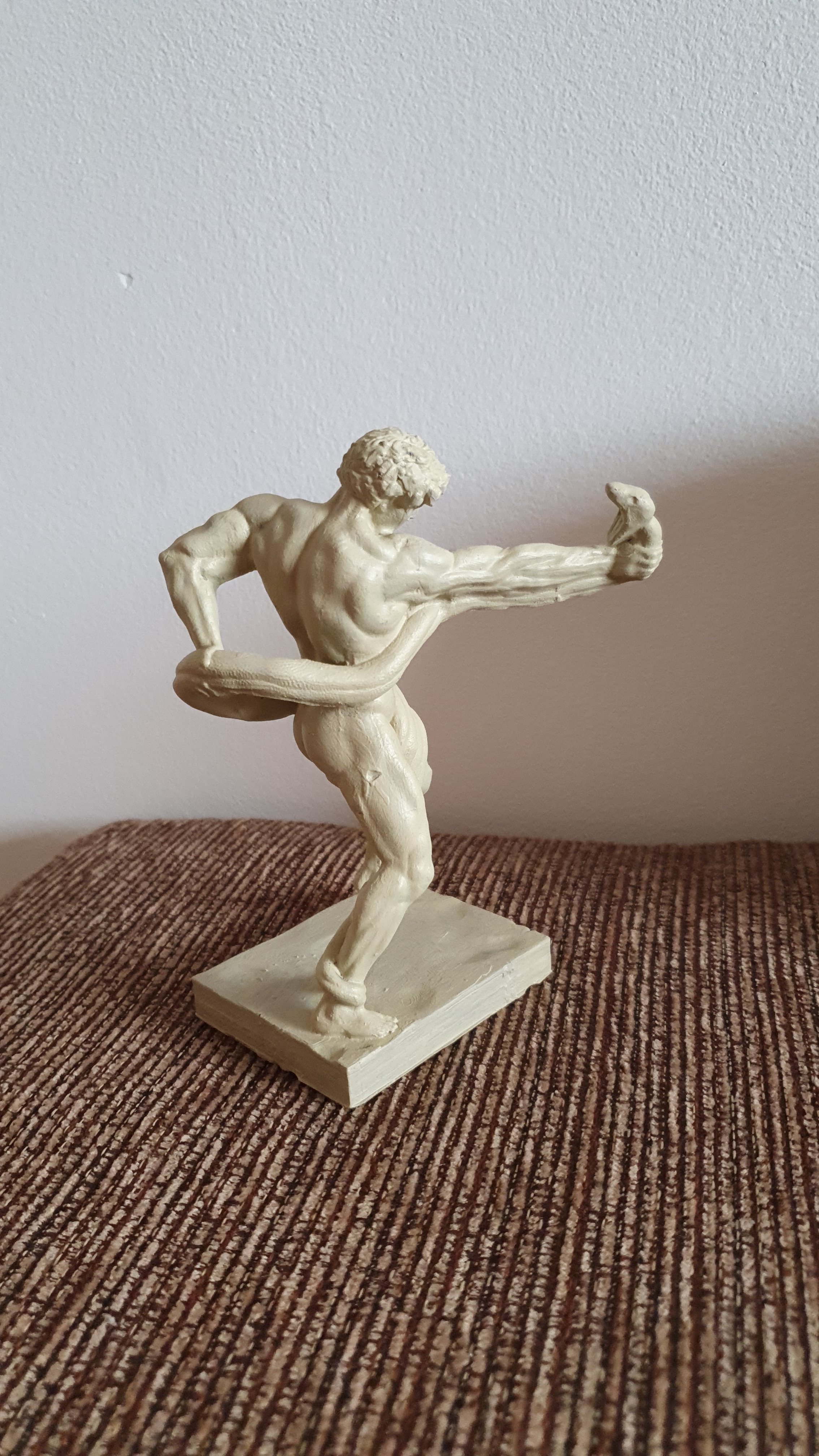 3D Printable Athlete Wrestling a Python by Scan The World