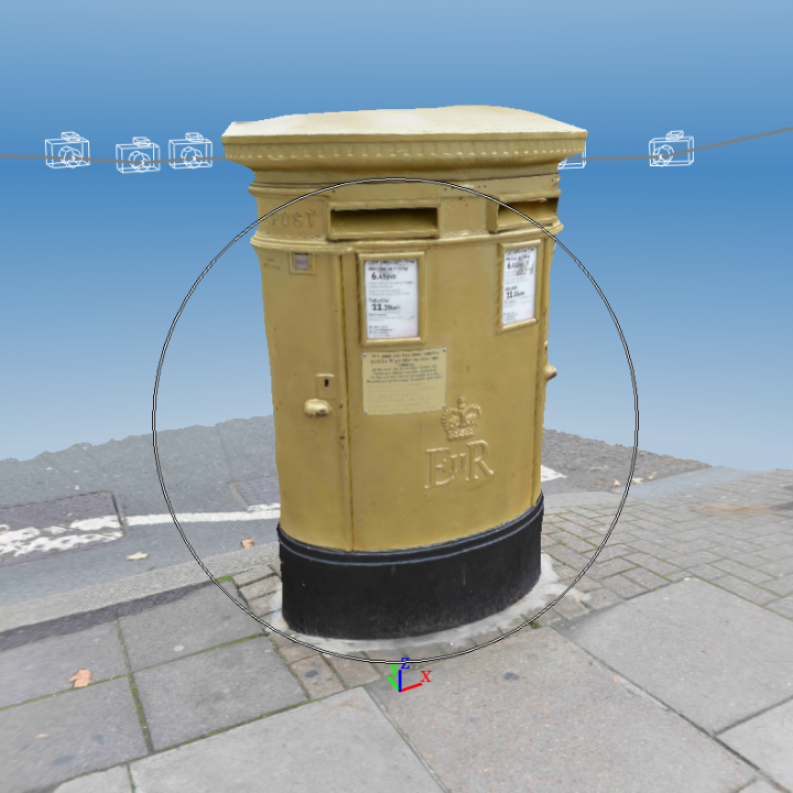 Royal Mail Golden Postbox Container image