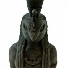 Picture of print of Ra, Egyptian god of Sun bust