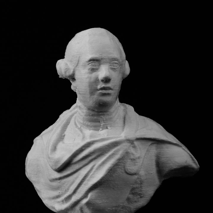 King George III John Van Nost Younger 1767, British Museum image