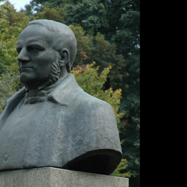 Bust of Moniuszko in Warsaw, Poland image