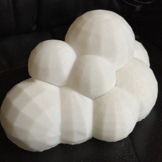 Picture of print of Low Poly Cloud Storage