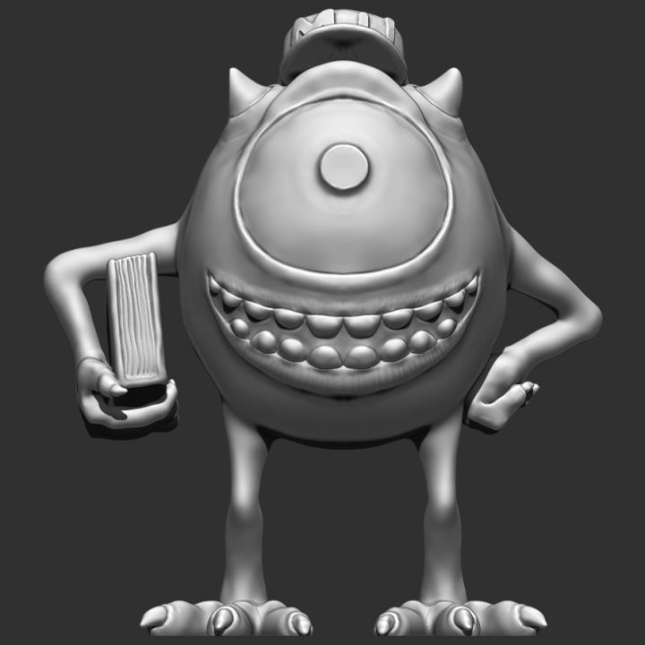 3D Printable Mike Wazowski (Monsters University) by Vasilis Katsaros