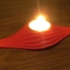 Wave Tealight Candle Holder print image