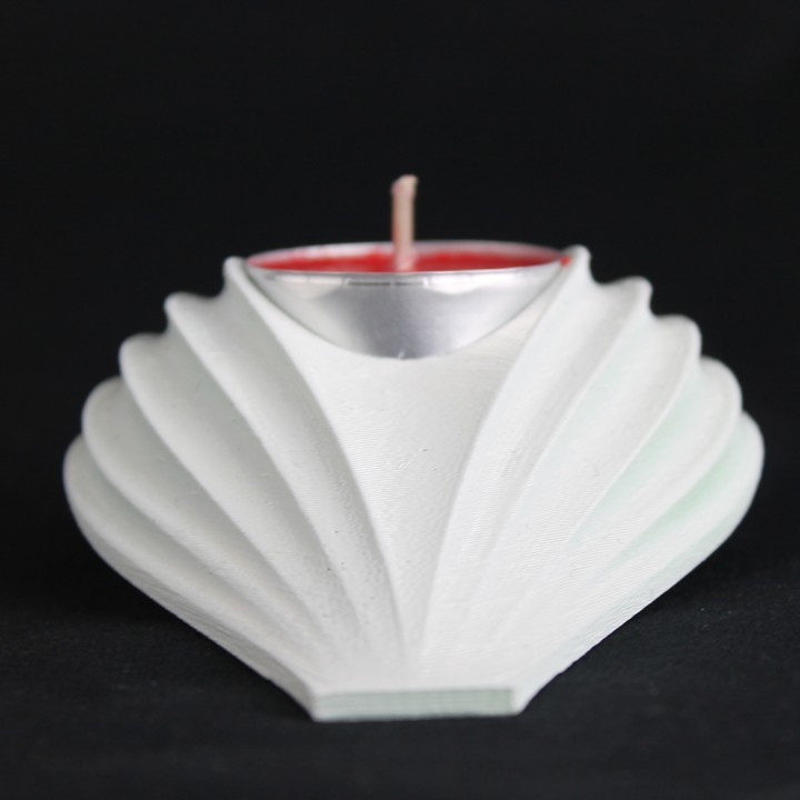 Wave Tealight Candle Holder image