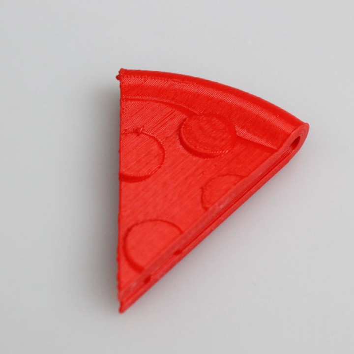 Pizza shaped Money Clip image