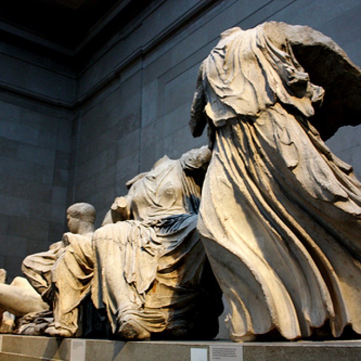 Nereid Elgin Marble at The British Museum, London image