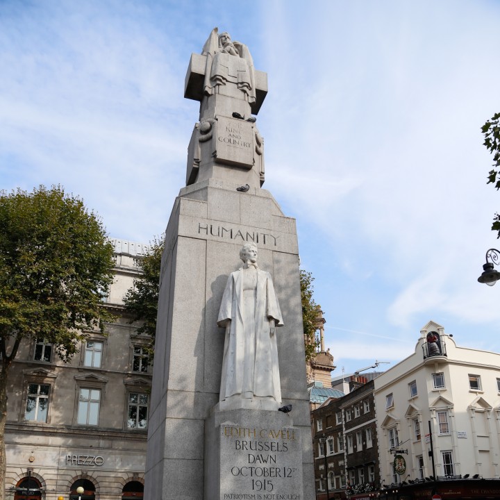 Edith Cavell memorial in London image