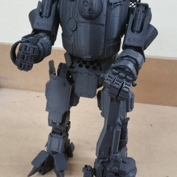3D Printable Titanfall Atlas Mech Action Figure by Daniel 3D Printable Titanfall Atlas Mech Action Figure by Daniel
