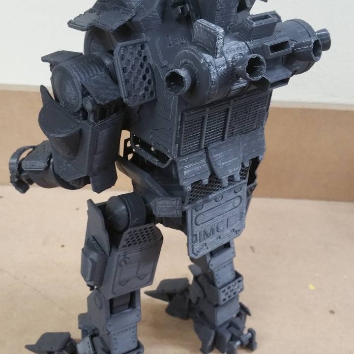 3D Printable Titanfall Atlas Mech Action Figure by Daniel 3D Printable Titanfall Atlas Mech Action Figure by Daniel