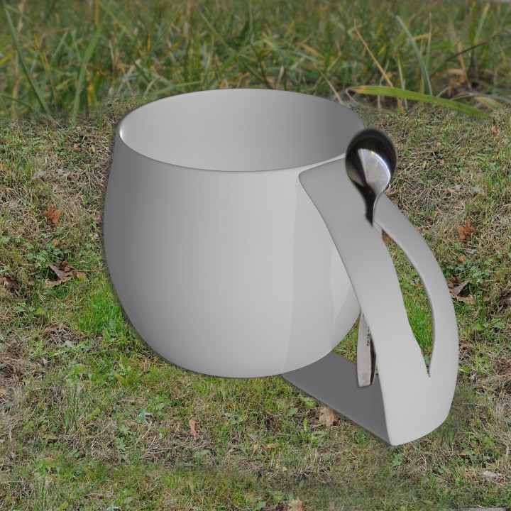 A leaf tea cup image