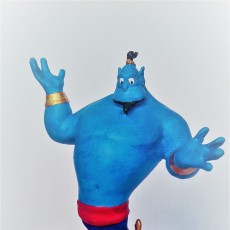Picture of print of Genie from Aladdin