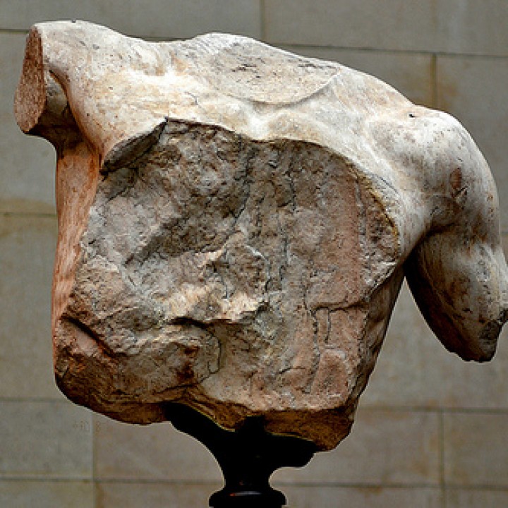 Poseidon - Elgin Marble at The British Museum, London image