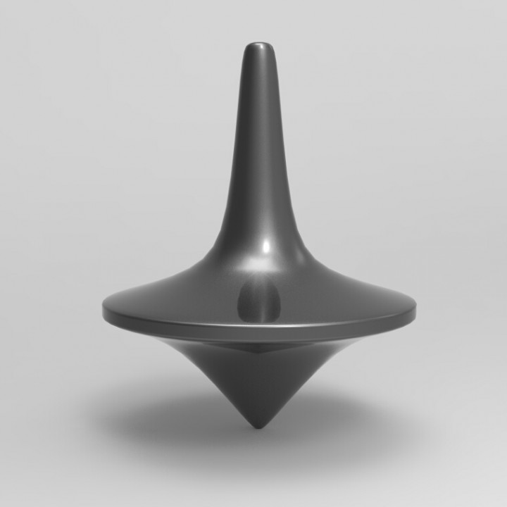 3D Printable Inception Spinning Top (Full Size) by Yi Sun