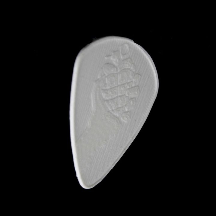3D Printable Green Day American Idiot Guitar Pick by Yi Sun