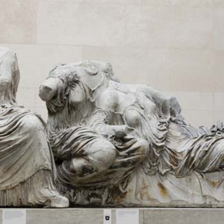 Dion and Aphrodite - Elgin marbles, at The British Museum, London image