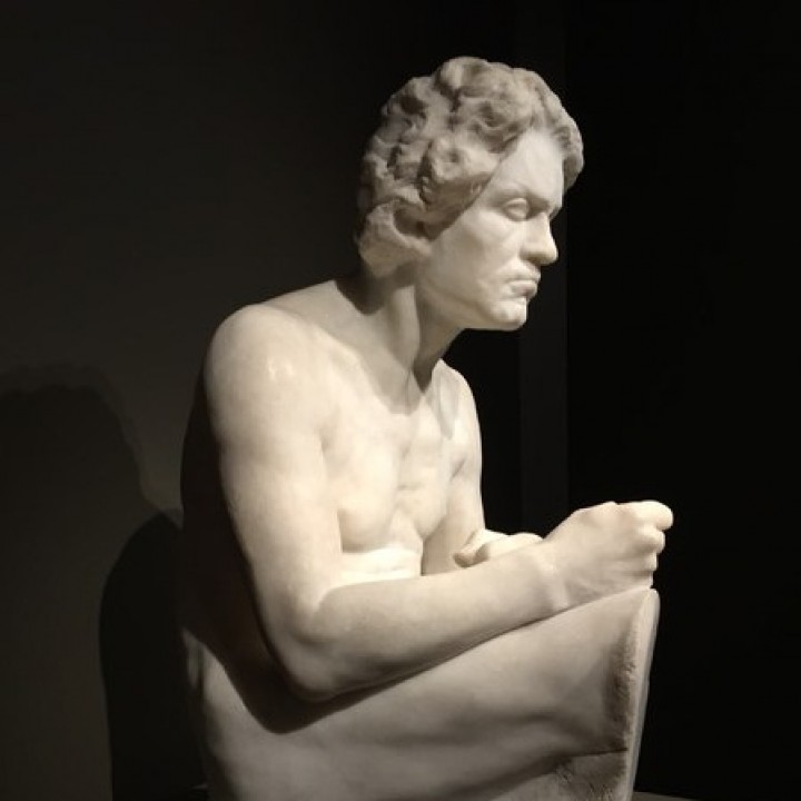 Figure of Beethoven, MFA, Boston image