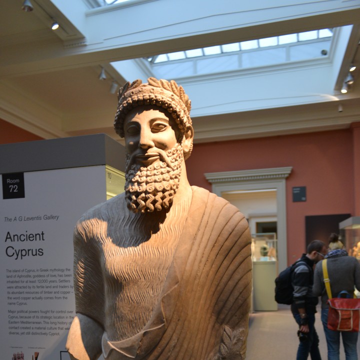 Worshipper at The British Museum, London image