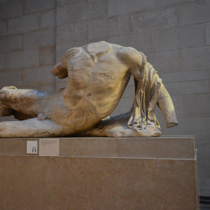 Youth Reclined - Elgin Marble, at The British Museum, London image