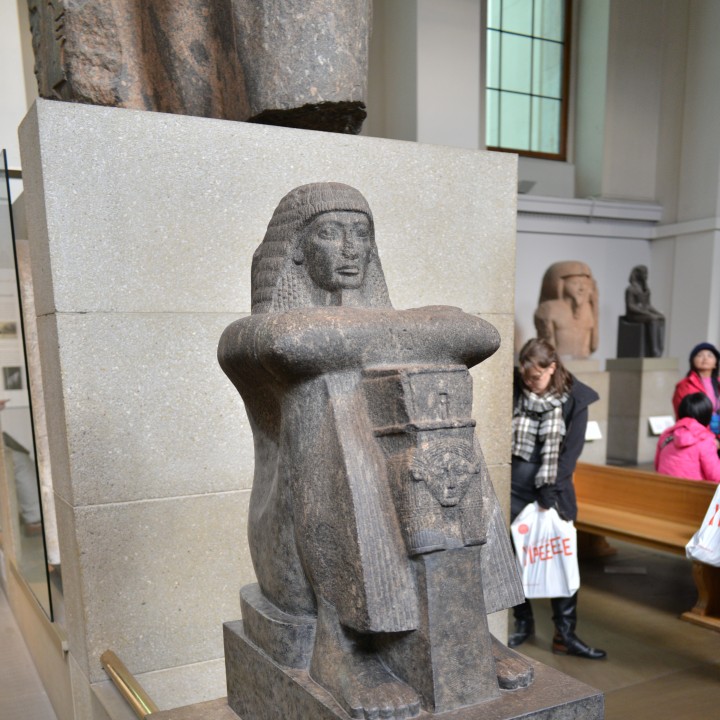 Red Granite Figure of Roy at The British Museum, London image