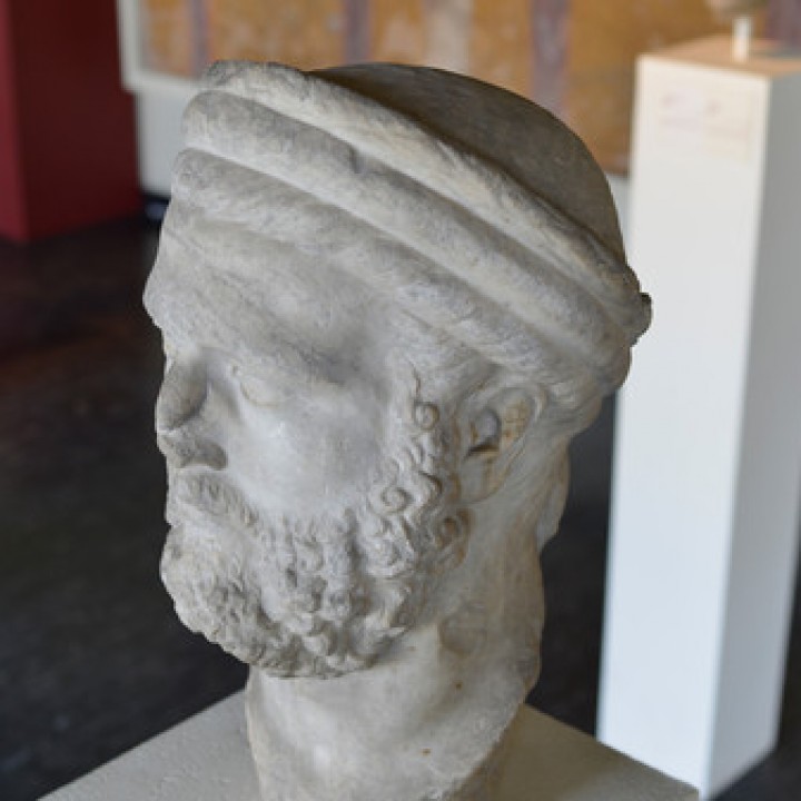Roman Bust of a Hierophant at The Royal Museum of Art and History, Brussels image