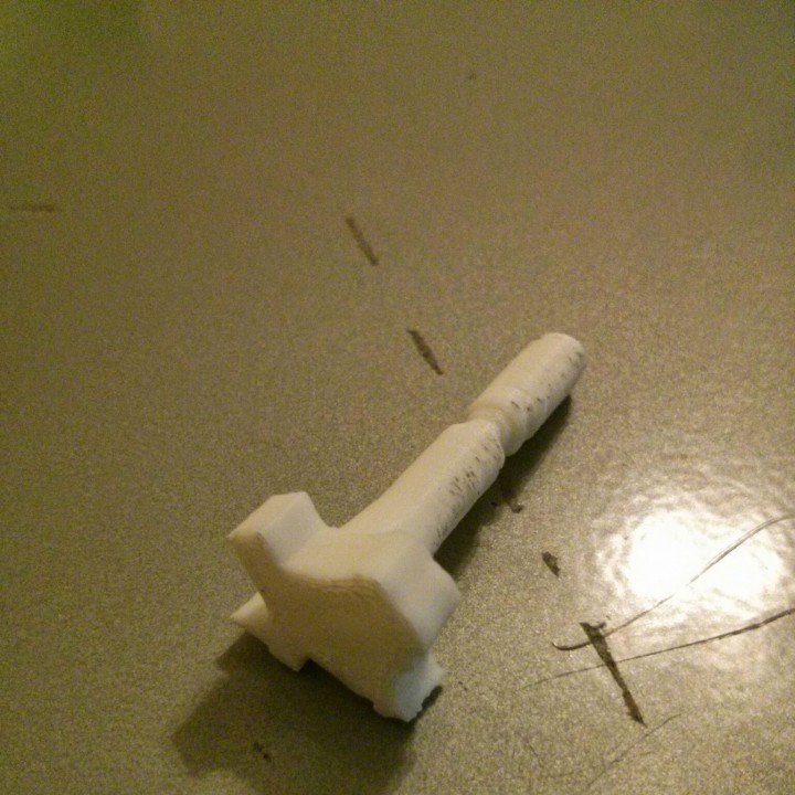 3D Printable Autococker Bolt Pin Texas by Brad Whitehead