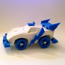 Picture of print of 3DRacers - Corvette STATIC set 1