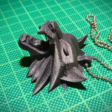 Picture of print of The Witcher - Wolf Head Talisman