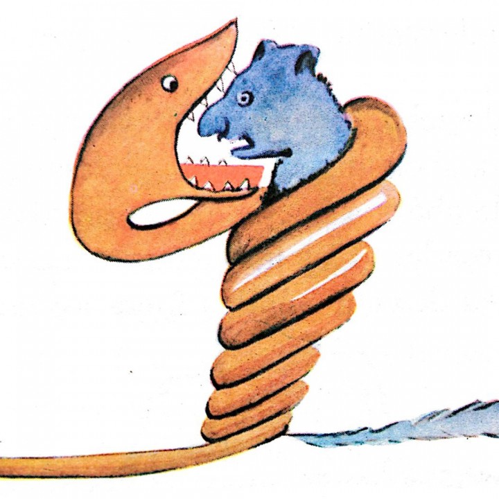 The Little Prince - 'Boa Constrictor in the act of swallowing an animal...' image