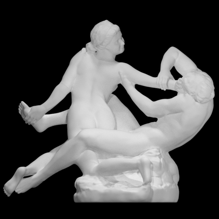 Satyr and Hermaphrodite image