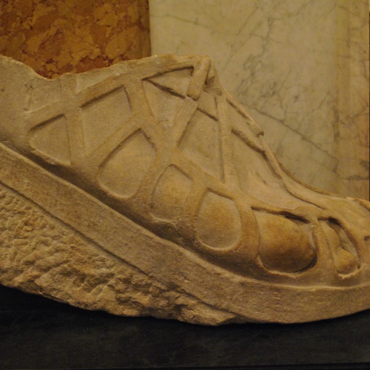 Colossal Marble Foot at The British Museum, London image
