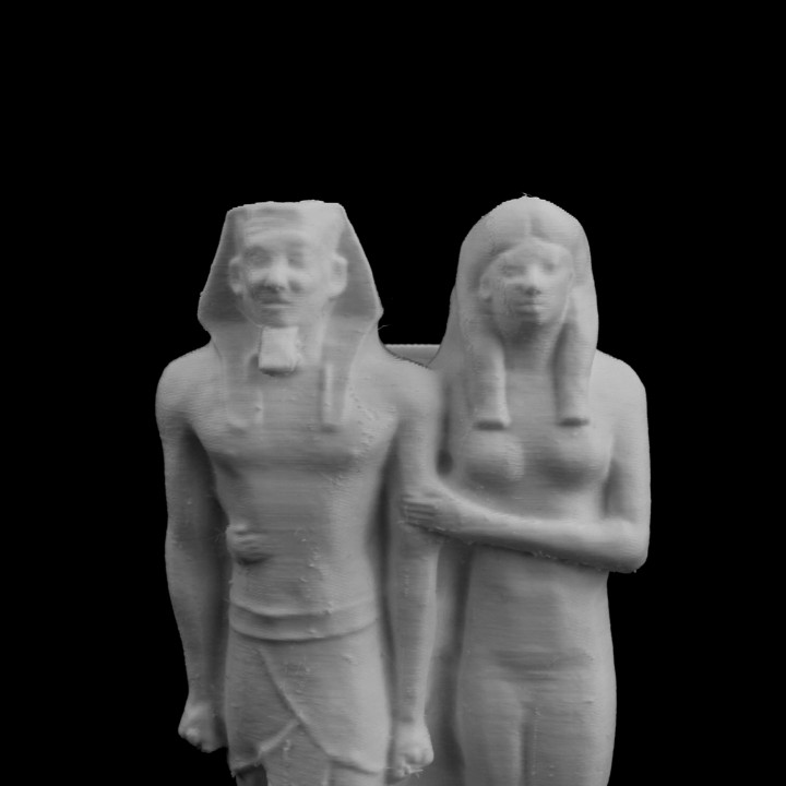 Menkaure and His Queen at the Museum of Fine Arts, Boston image