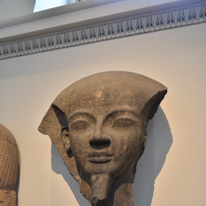 Black Granite Head of Ramesses VI at The British Museum, London image