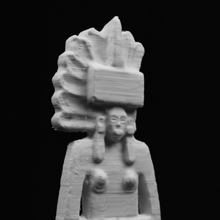 Huaxtec female deity Tlazolteotl at The British Museum, London image