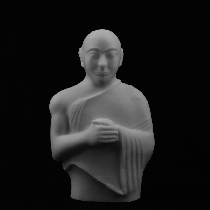 Monk at The British Museum, London image