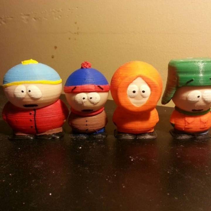South Park - Cartman, Stan, Kyle and Kenny Set image