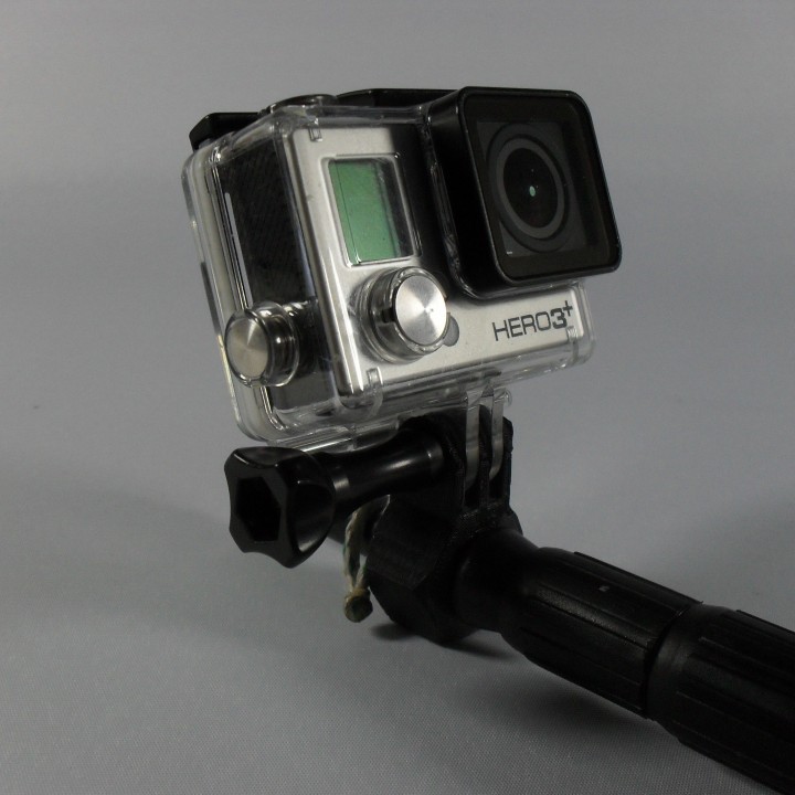 GoPro selfie-pole adapter for hiking pole image