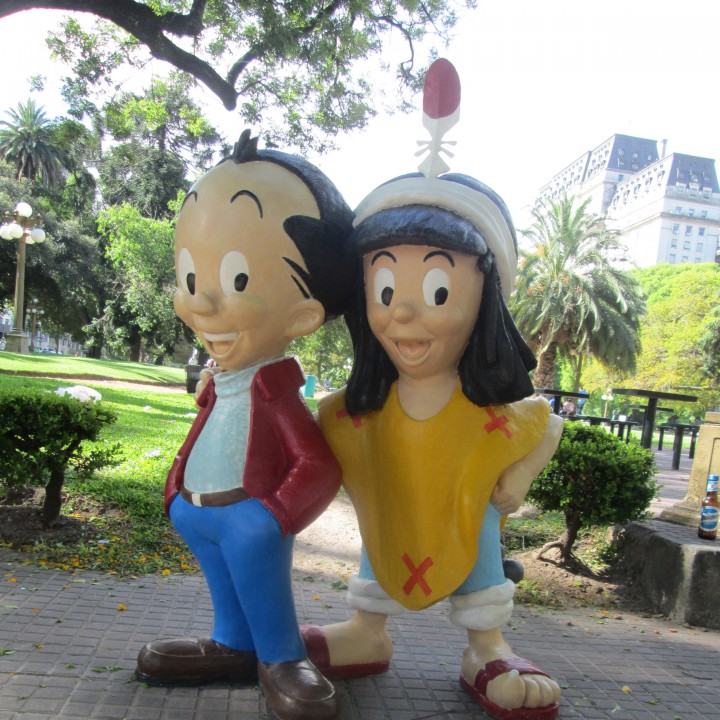 Patoruzito and Isidorito at History Road in Buenos Aires, Argentina image