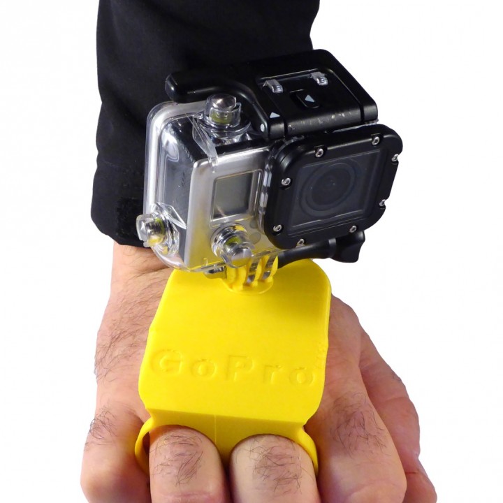Active sport two finger GoPro holder for extreme conditions image