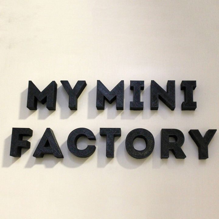 A to Z My Mini Factory Font image