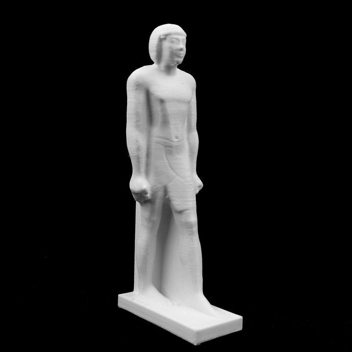 Egyptian Standing Male Figure at The British Museum, London image