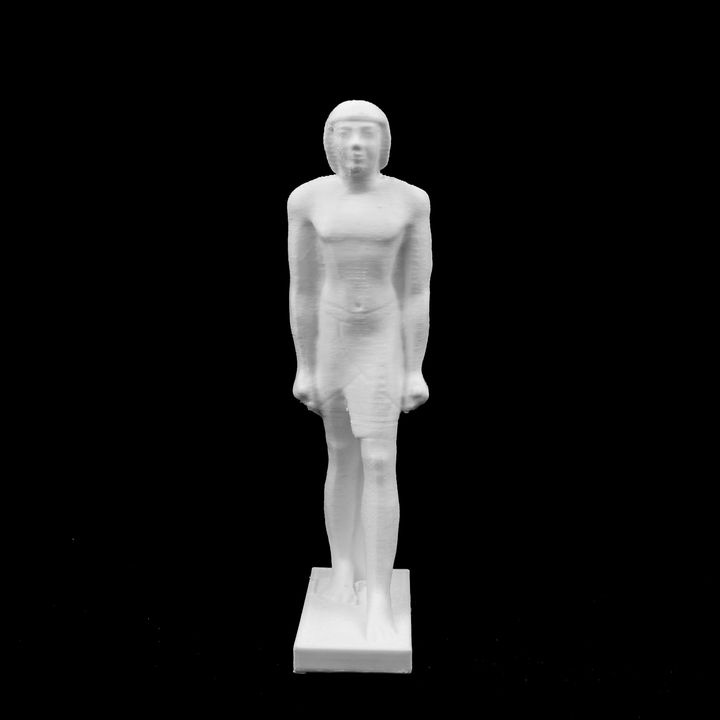 Egyptian Standing Male Figure at The British Museum, London image
