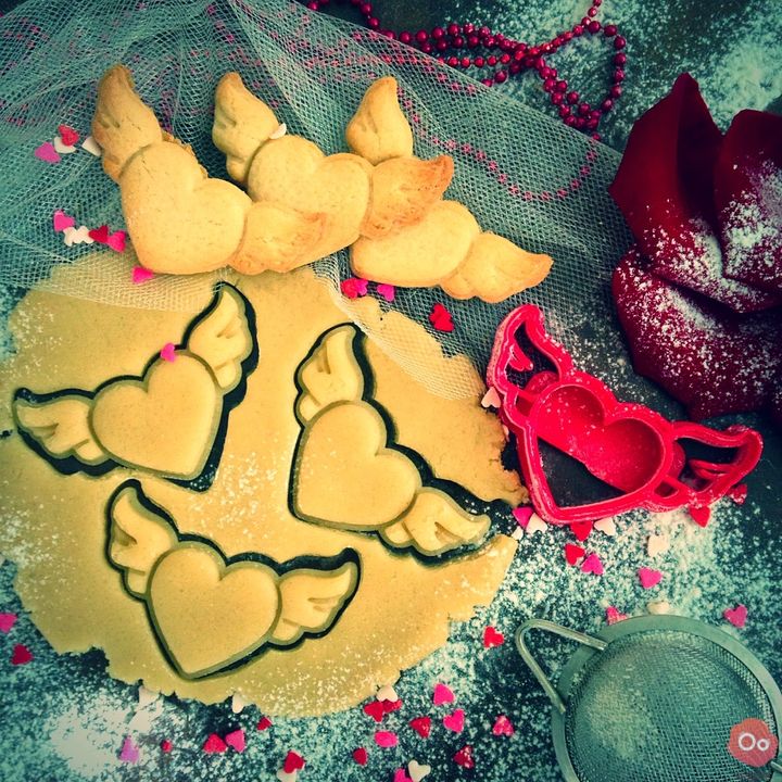 Heart Wings Cookie Cutter (Valentine's Day Collection) image