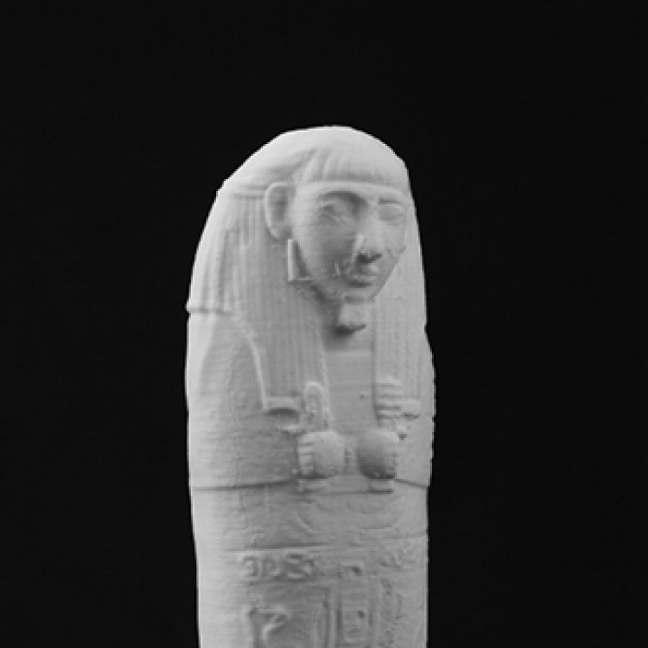 Sarcophagus lid of Setau at The British Museum, London image