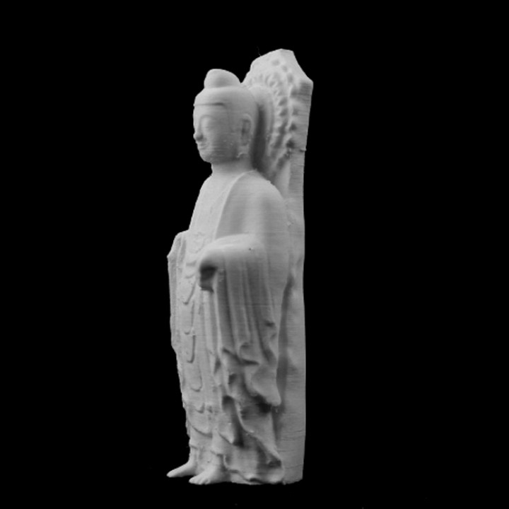 Buddha (Fragment of a Stele) at the Metropolitan Museum of Art, New York image