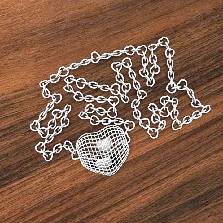 Our hearts captured (you and me) necklace image