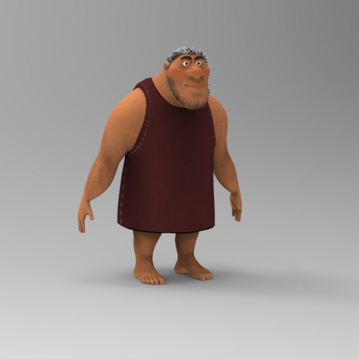 The Caveman Cartoon Character image