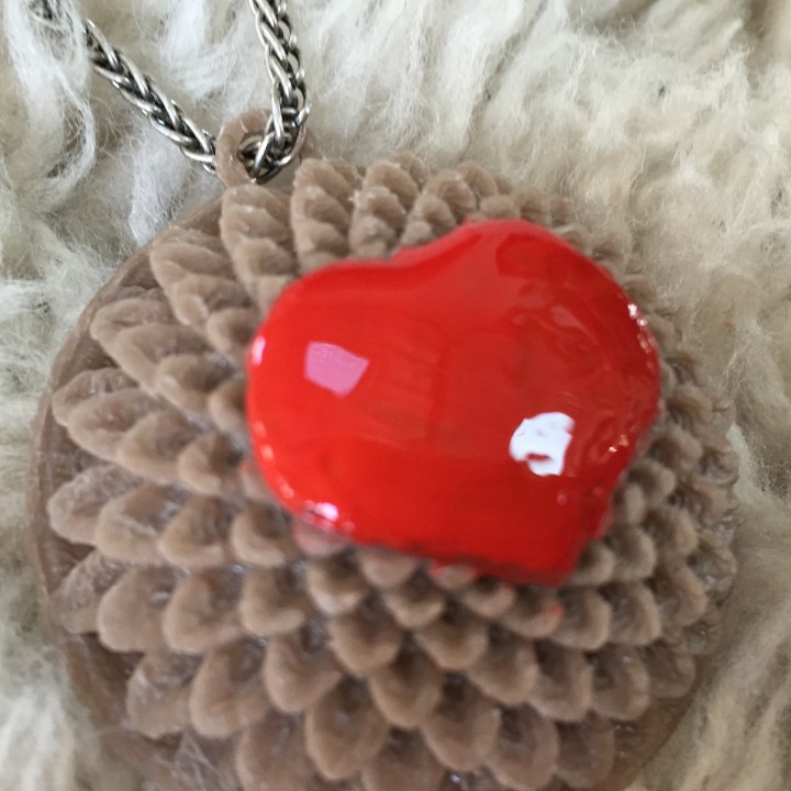 Valentines Necklace/Charm (Heart Flower) image