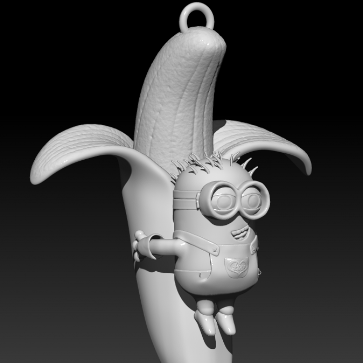 Minion banana pendant image