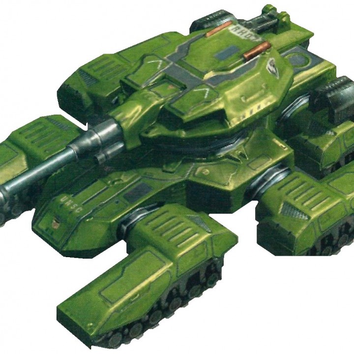 Halo Rhino Tank - Fully Articulated Model Kit image